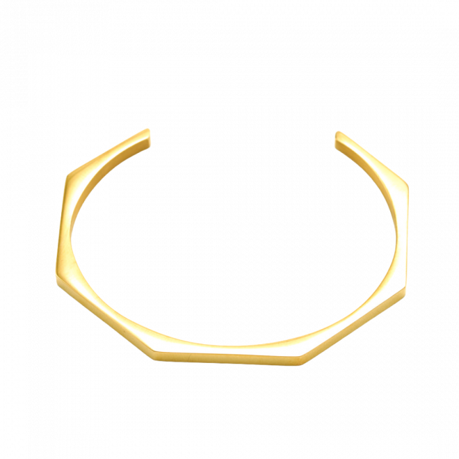 Hexagonal Cuff Bracelet